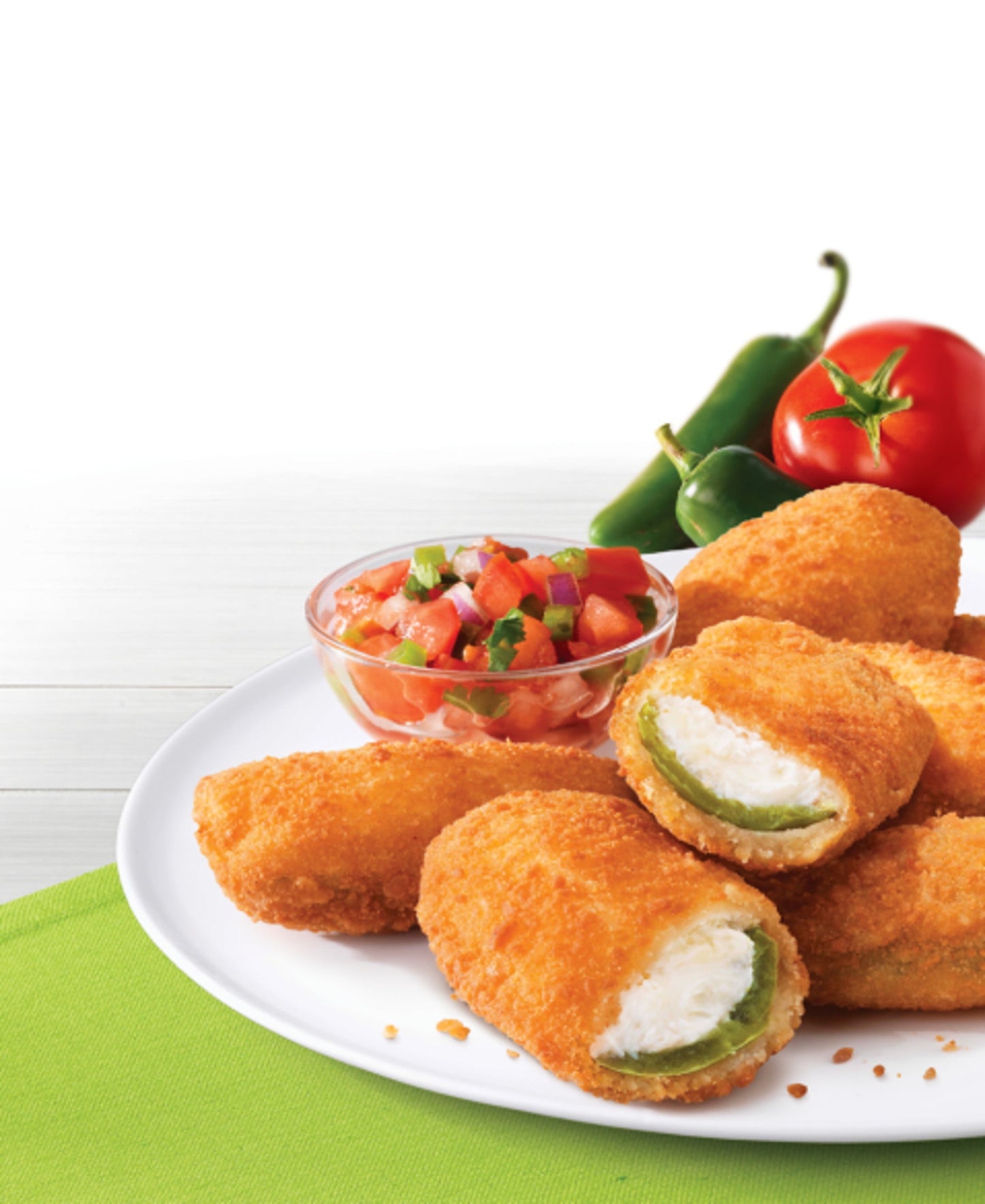 FARM RICH BREADED JALAPENO PEPPERS FILLED WITH CREAM CHEESE