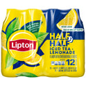 Lipton Half & Half Iced Tea and Lemonade, 16.9 oz, 12 Pack Bottles