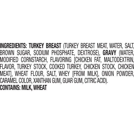 Hormel Square Table Sliced Roasted Turkey Breast & Gravy Refrigerated Entrée, 15 oz Tray