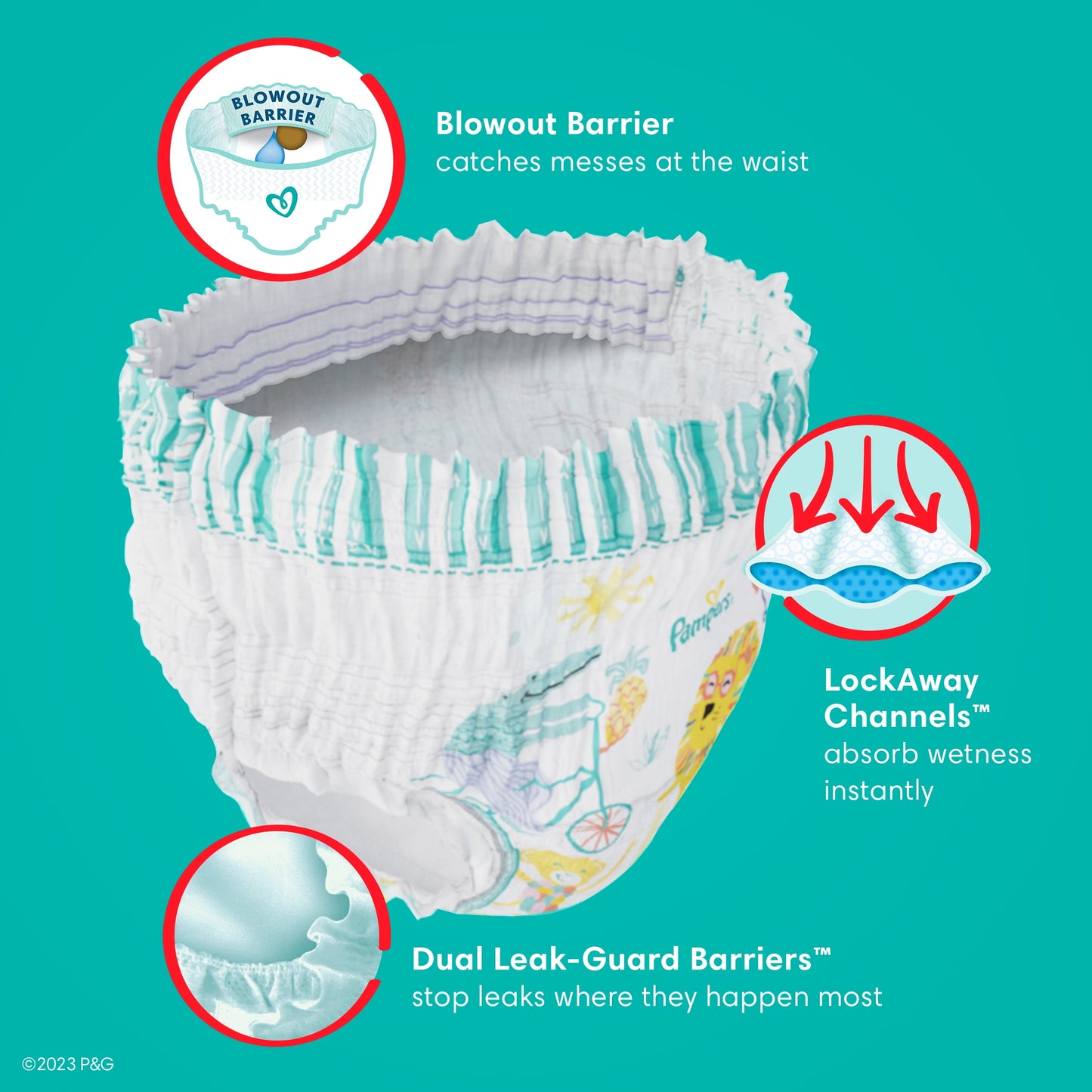 Pampers Cruisers Diapers 360 Size 5, 56 Count