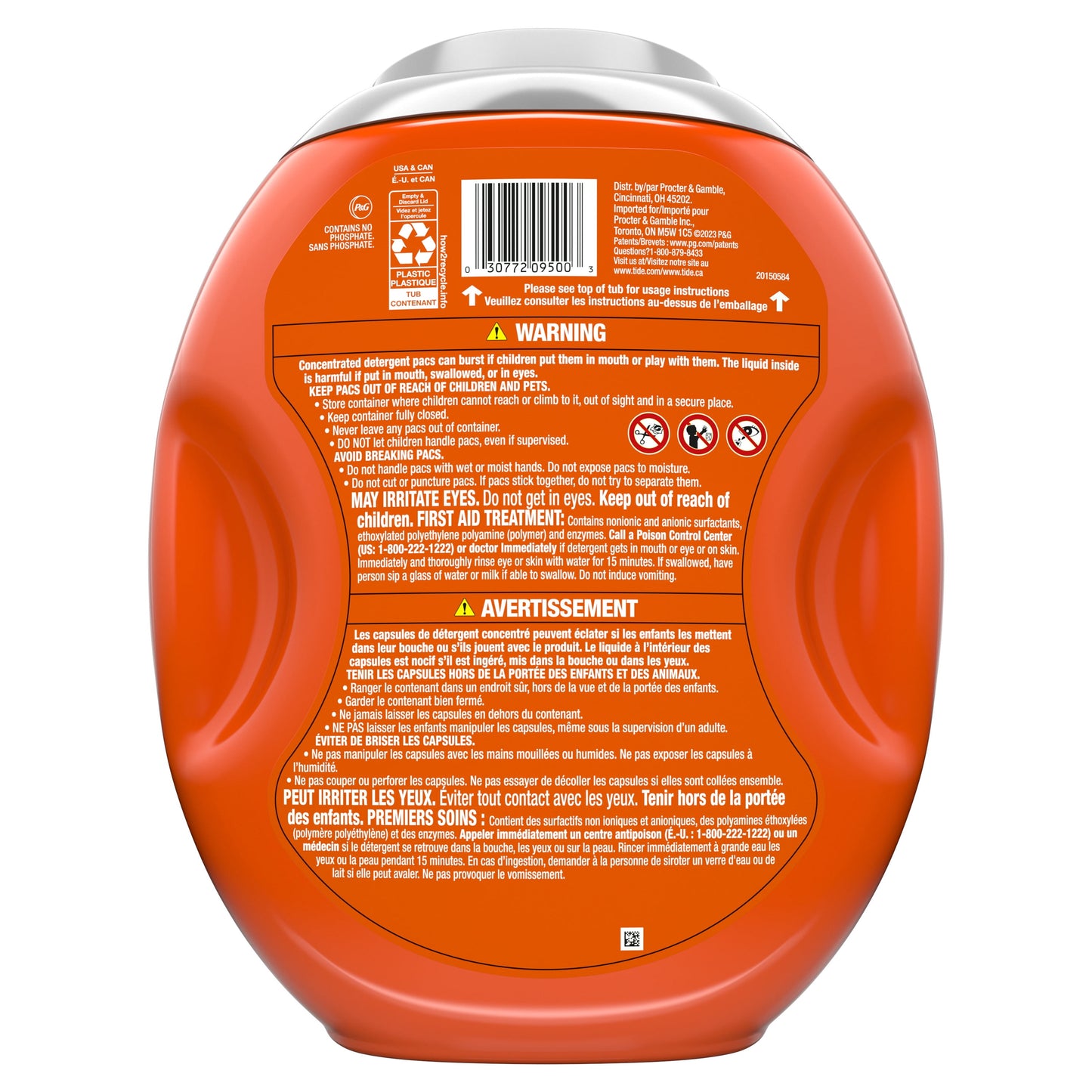 Tide Power Pods Laundry Detergent Soap Packs with Febreze, Sport Odor Defense, 45 Ct