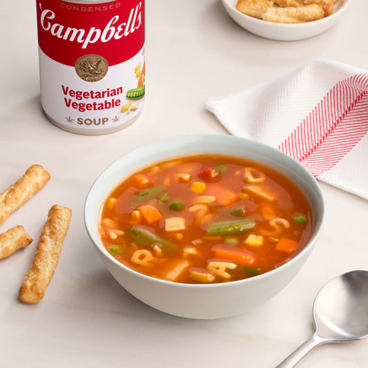 Campbell’s Condensed Vegetarian Vegetable Soup, 10.5 Ounce Can