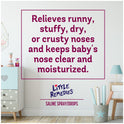 Little Remedies Saline Spray and Drops, Safe for Newborns, Gently Wash Away Mucus, 1 fl oz