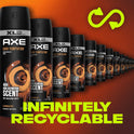 Axe Dark Temptation Dark Chocolate Body Spray Deodorant for Men, 5.1 oz