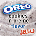 Jell-O Oreo Cookies 'n Creme Instant Pudding & Pie Filling Mix, 4.2 oz Box