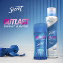 Secret Outlast Clear Gel Antiperspirant Deodorant for Women, Completely Clean, 2.6 oz each, Pack of 2