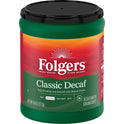 Folgers Decaf Coffee, Ground Coffee, Classic Medium Roast, 9.6 Ounce Canister