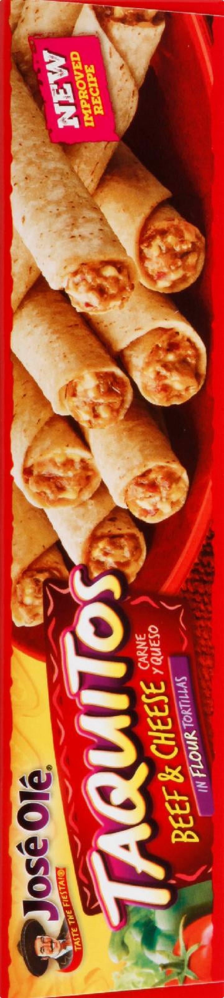 José Olé Beef & Cheese Flour Taquitos 22.5 oz, 15 ct.