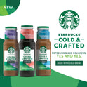 Starbucks Cold & Crafted Coffee + Splash of Milk & Mocha Cold Brew Crafted Coffee, 11 oz Bottle