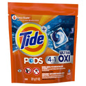 Tide Pods Laundry Detergent Soap Packs with Ultra Oxi, 12 Ct