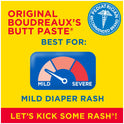 Boudreaux's Butt Paste Original Diaper Rash Cream, Ointment for Baby, 4 oz Tube