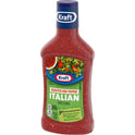 Kraft Roasted Red Pepper Italian Salad Dressing, 16 fl oz Bottle