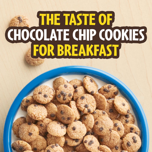 Cookie Crisp Breakfast Cereal, Chocolate Chip Cookie Taste, Made With Whole Grain, Value Bag, 35 oz