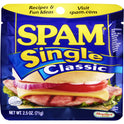 SPAM Single Classic, 9 g protein per serving, 2.5 oz Aluminum Pouch