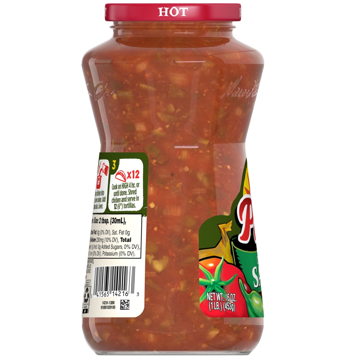 Pace Thick & Chunky Salsa Hot, 16 oz Jar