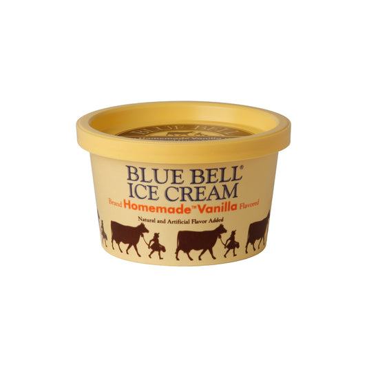 Blue Bell Homemade Vanilla Ice Cream Cups, 12 Count