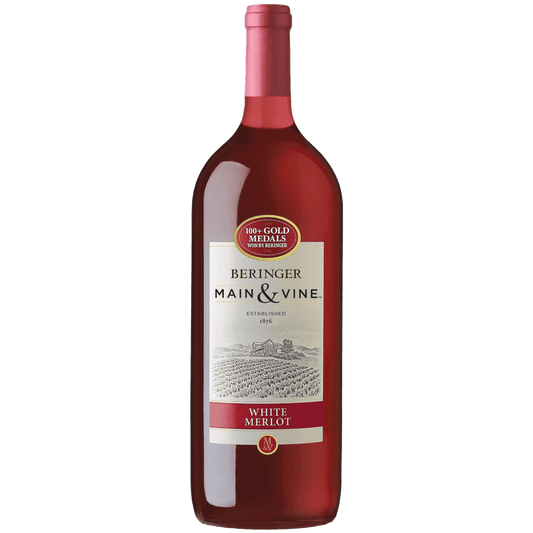 Beringer White Merlot California Rose Wine, 1.5 L Glass, ABV 12.50%