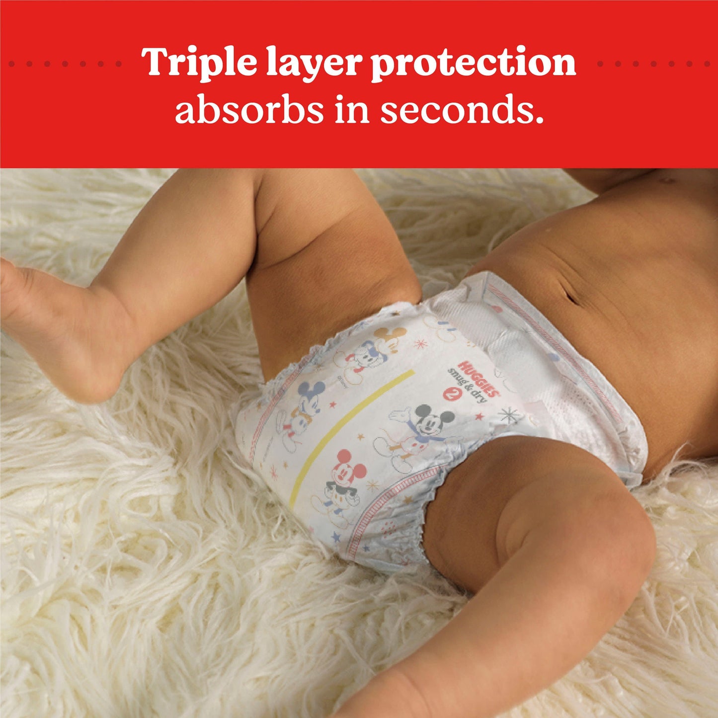 Huggies Snug & Dry Baby Diapers, Size 6, 54 Ct