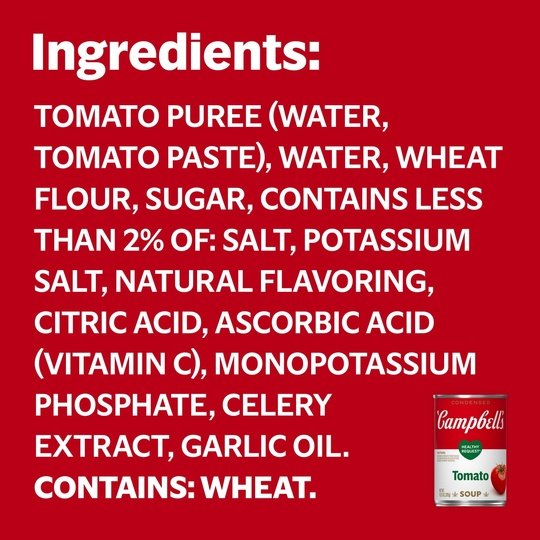 Campbell's Condensed Healthy Request Tomato Soup, 10.75 Ounce Can