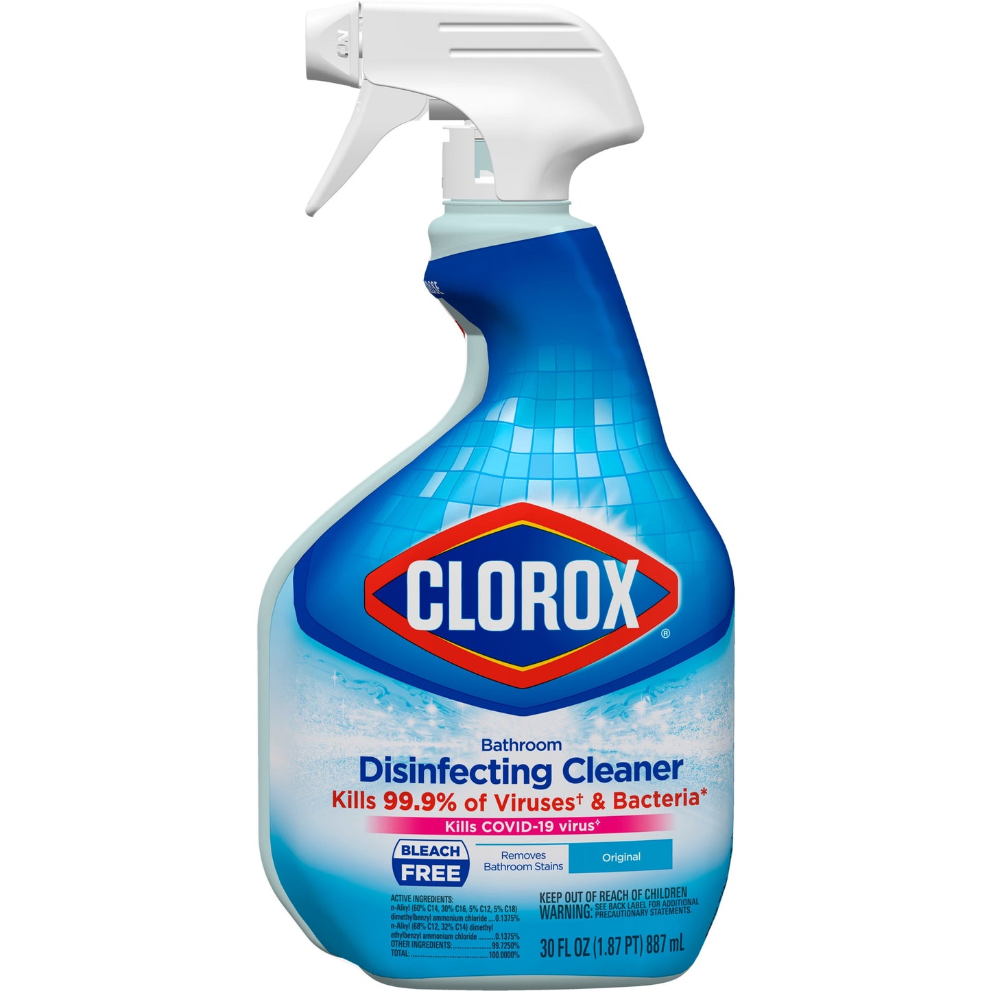 Clorox Bathroom Disinfecting Cleaner Spray, Original, 30 fl oz