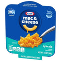 Kraft Spirals Original Mac N Cheese Macaroni and Cheese Cups Easy Microwavable Big Bowl Dinner, 3.5 oz Tray