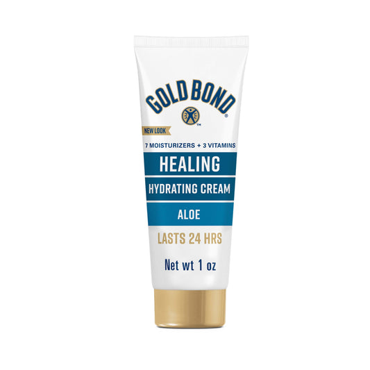 Gold Bond Healing Hydrating Lotion, 1 oz., With Aloe, 24HR Hydration