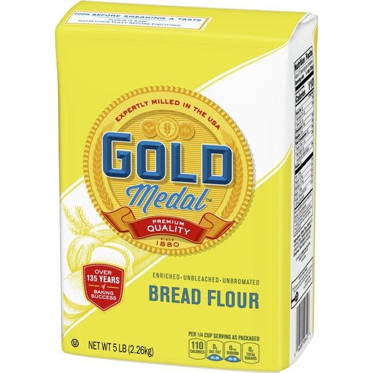 Gold Medal Unbleached Bread Flour, 5 lbs