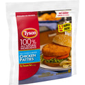 Tyson Fully Cooked & Breaded Chicken Patties, 3.7 lb Bag (Frozen)