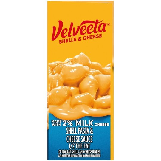 Velveeta Shells and Cheese Macaroni and Cheese Dinner with 2% Milk Cheese, 12 oz Box