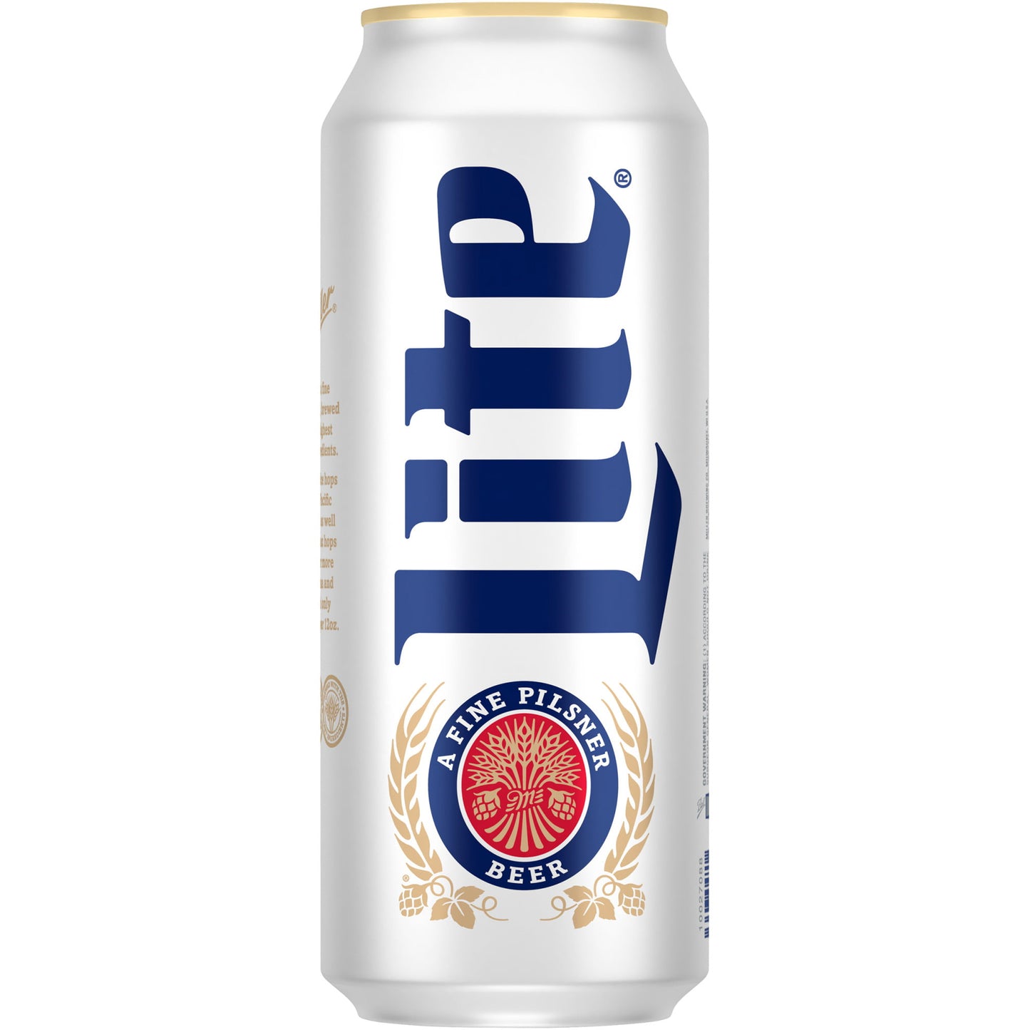 Miller Lite Lager Beer,  24 fl oz Can, 4.2% ABV