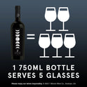 7 Moons Red Blend Chile Red Wine, 750 ml Glass, ABV 13.50%