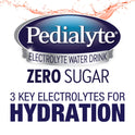 Pedialyte Electrolyte Water with Zero Sugar, Hydration with 3 Key Electrolytes & Zinc for Immune Support, Fruit Punch, 1 Liter
