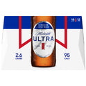 Michelob ULTRA Light Beer, 18 Pack Beer, 12 fl oz Bottles, 4.2% ABV, Domestic