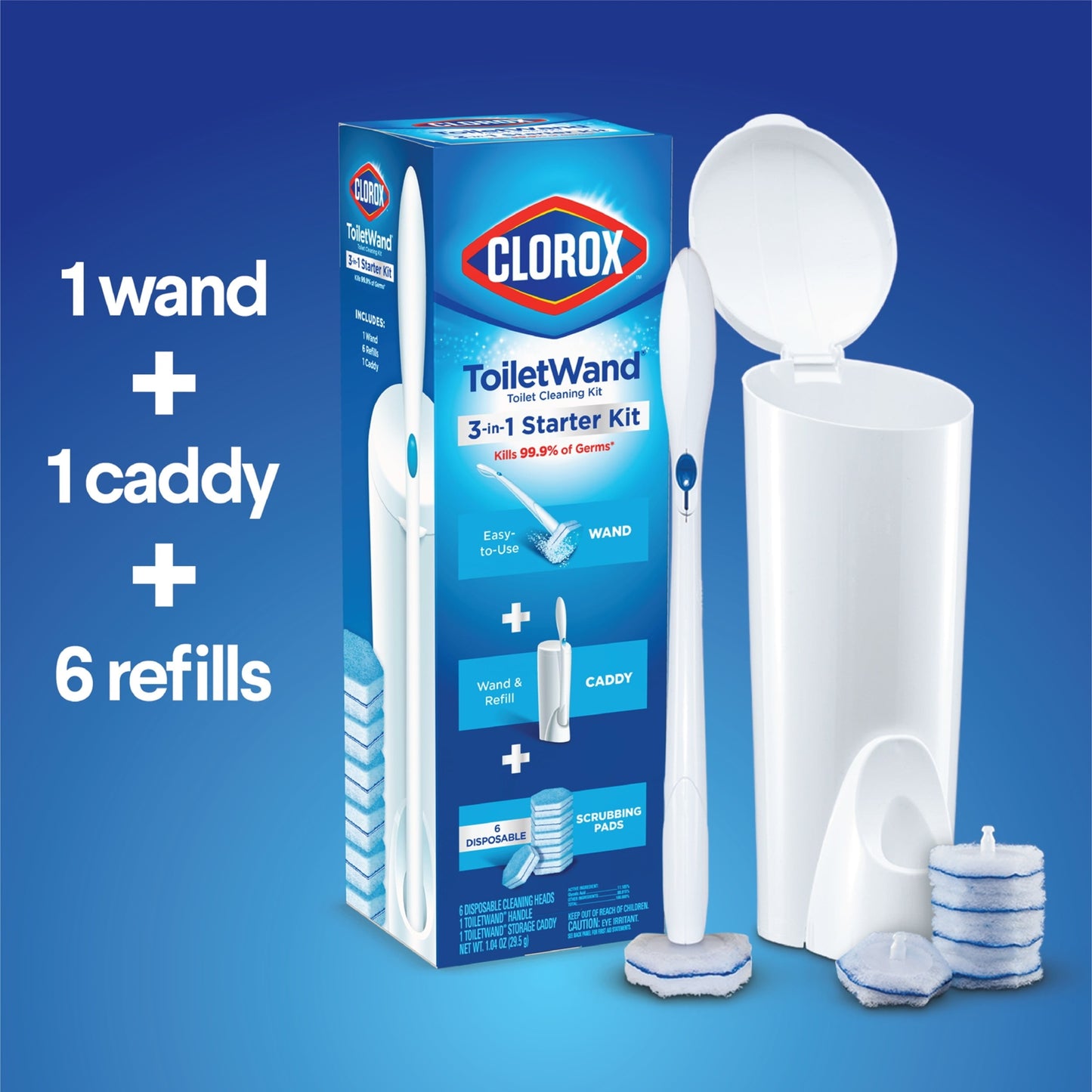 Clorox ToiletWand Disposable Toilet Bowl Brush Cleaner System