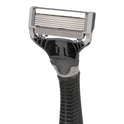 Harry's Men's 5-Blade Manual Razor Handle and 2 Razor Blade Refills, Charcoal Gray