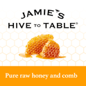 Jamies Hive to Table 100% Raw Honey & Comb, Premium, Pure Honey, 24 oz