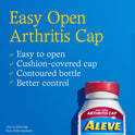 Aleve Tablets Easy Open Arthritis Cap Naproxen Sodium Pain Reliever, 200 Count