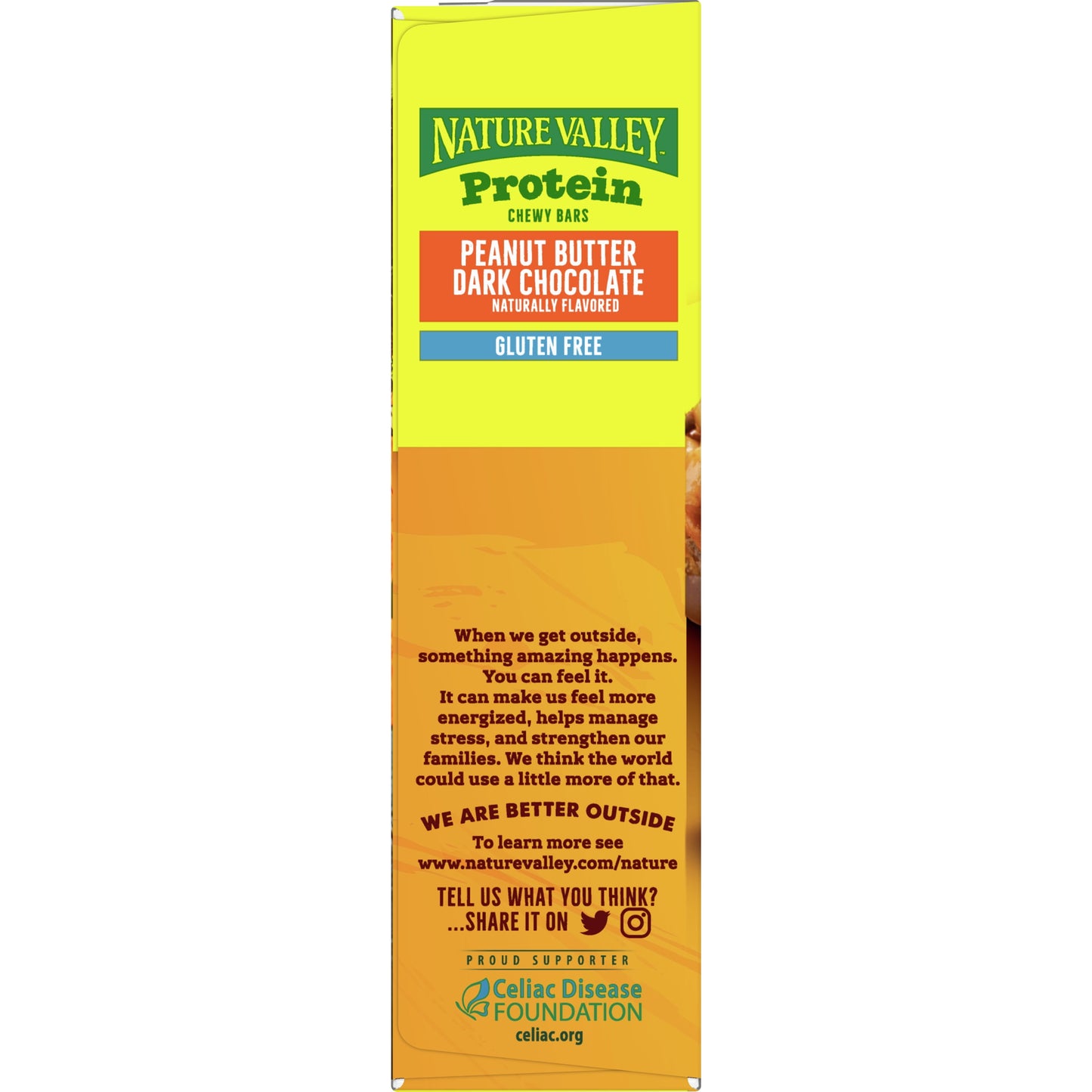 Nature Valley Protein Granola Bars, Peanut Butter Dark Chocolate, 5 Bars, 7.1 OZ