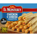 El Monterey Chicken & Cheese Flour Taquitos, 20 oz, 20 Ct (Frozen)