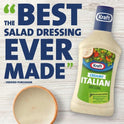 Kraft Creamy Italian Salad Dressing, 16 fl oz Bottle