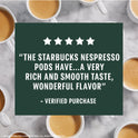 Starbucks by Nespresso Vertuo, Espresso Roast, Dark Roast Nespresso Pods, 10 Count