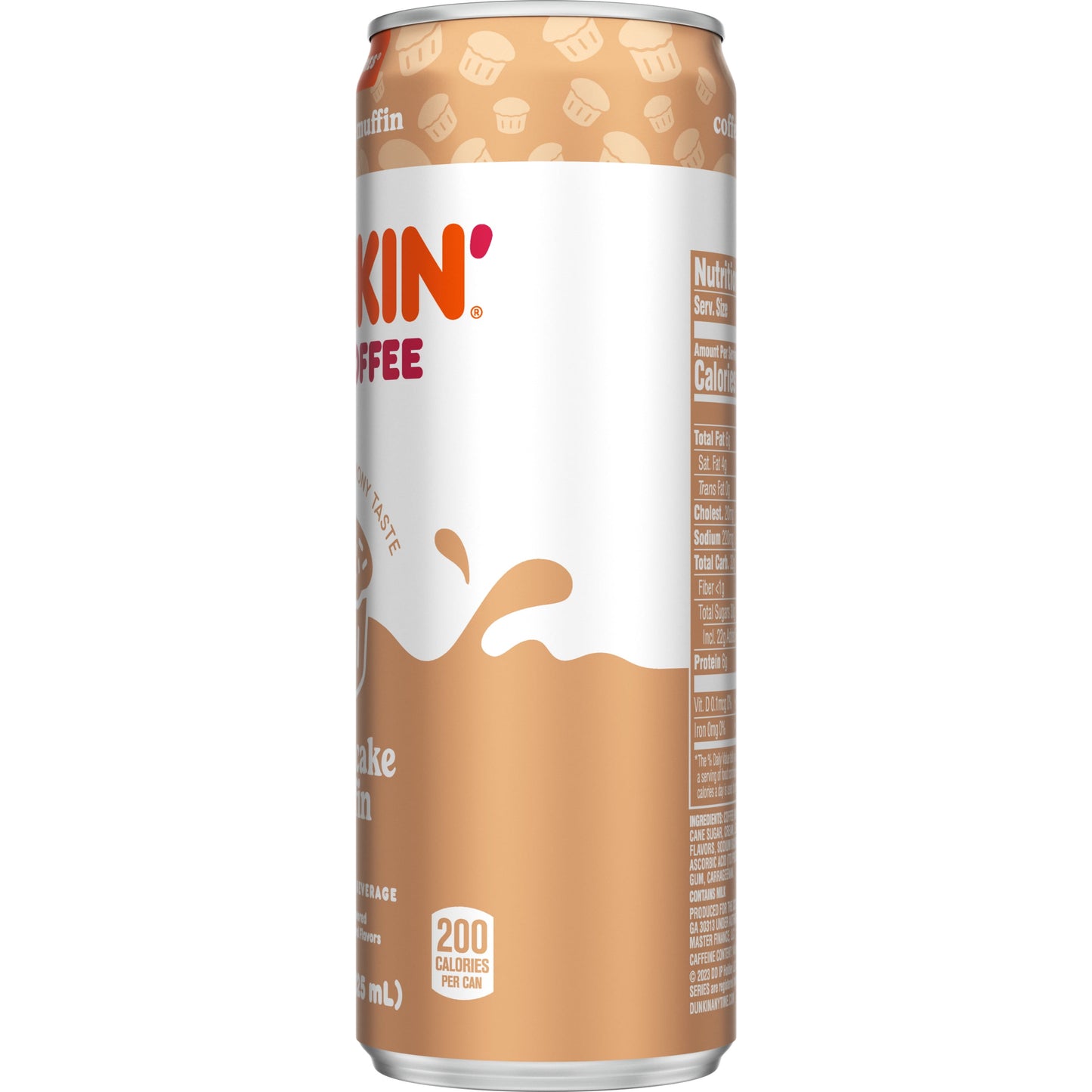 Dunkin' Coffee Cake Muffin Iced Coffee 11 fl oz