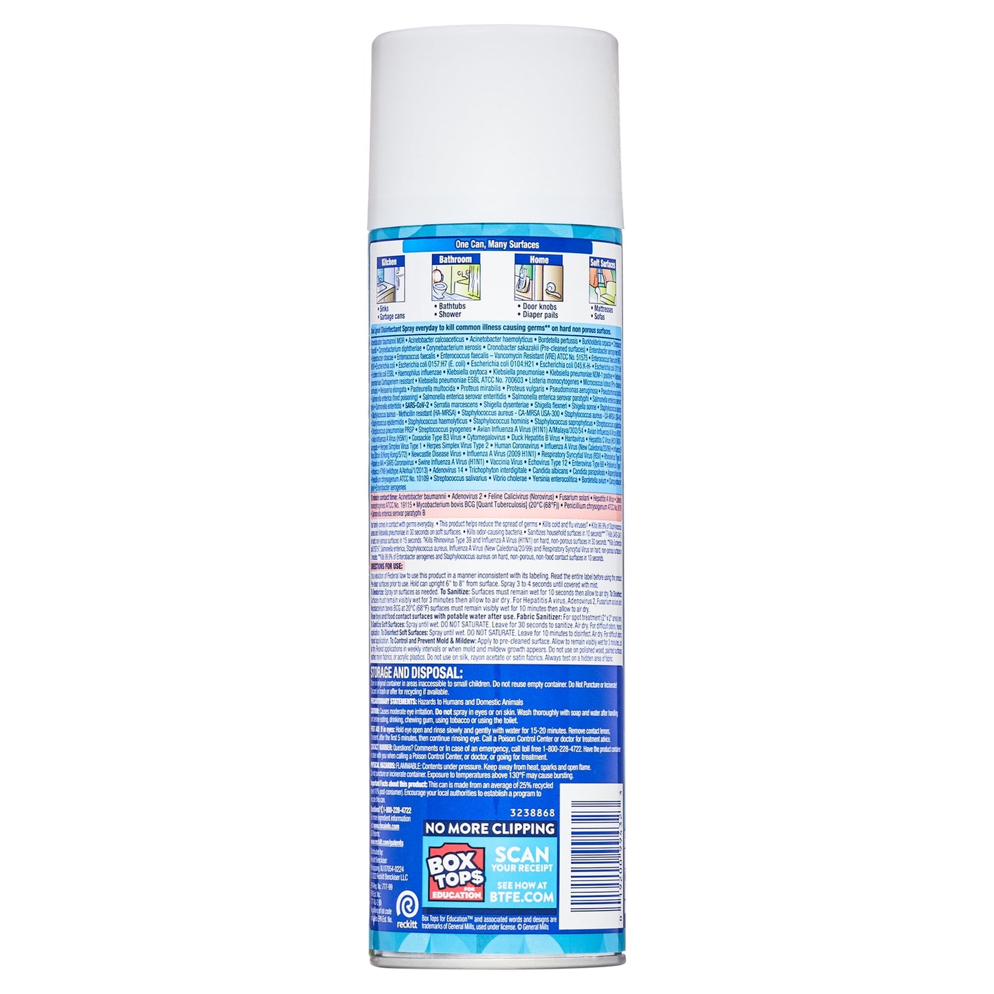 Lysol Disinfectant Spray, Brand New Day Coconut Water & Sea Minerals , 19 oz.