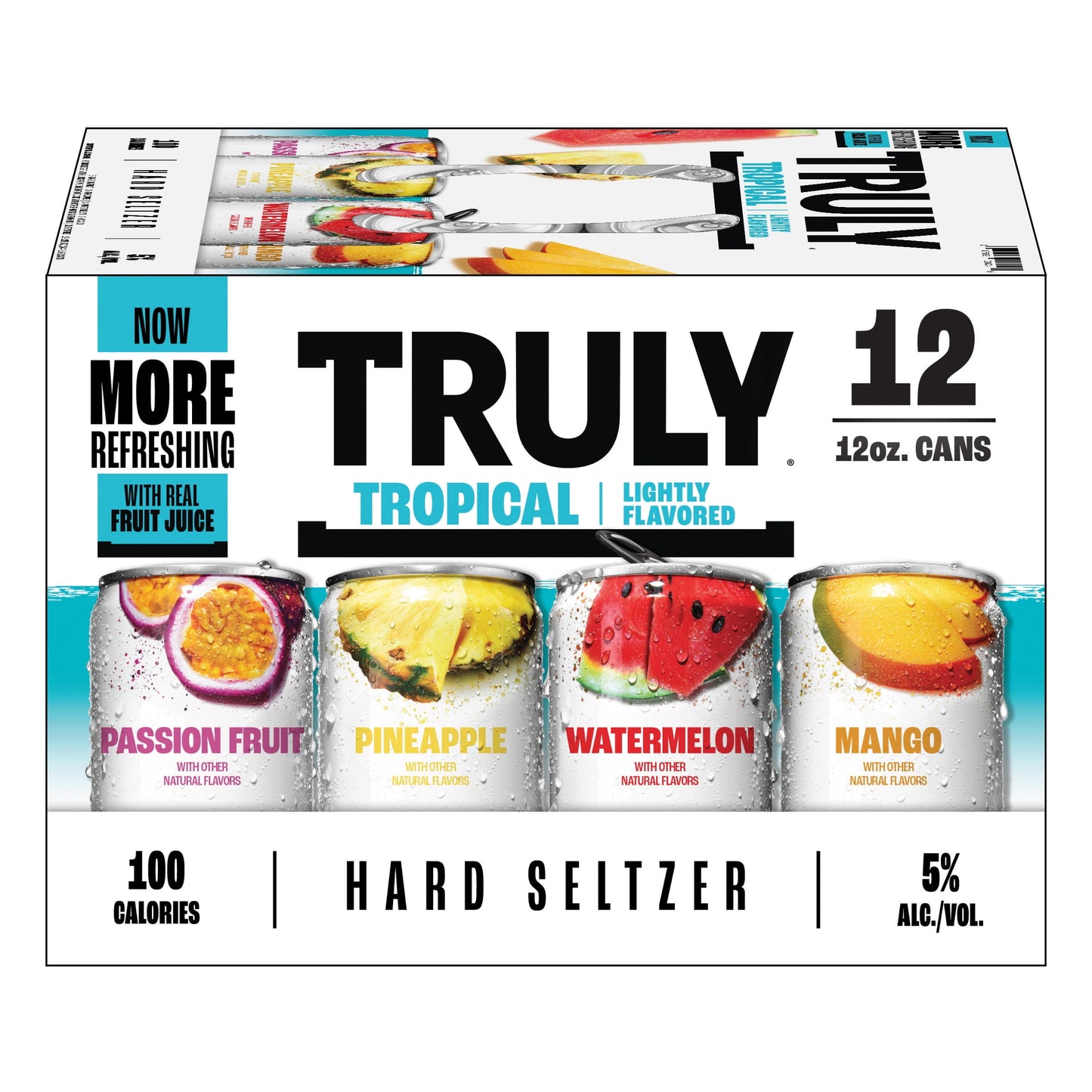 Truly Hard Seltzer Tropical Variety Pack, 12 Pack, 12 fl. oz. Cans