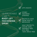 Nexxus Unbreakable Care Root Lift Thickening Women's Hairspray with Biotin, 6 fl oz