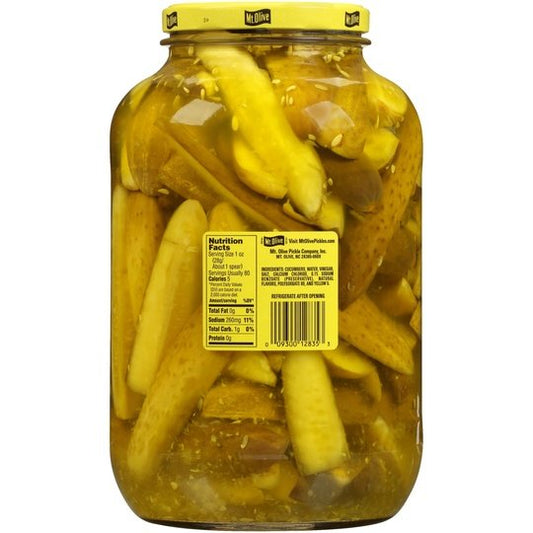 Mt. Olive Kosher Dill Pickle Spears, 1 gal Jar