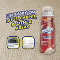 Resolve Carpet Spot and Stain Scrubber, Removes the Toughest Set-In Stains, Scrubber Top, No Brush Required, 6.7 oz