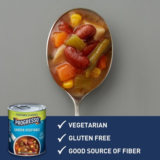 Progresso Vegetable Classics, Garden Vegetable Canned Soup, 19 oz.