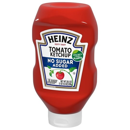 Heinz Tomato Ketchup with No Sugar Added, 29.5 oz Bottle