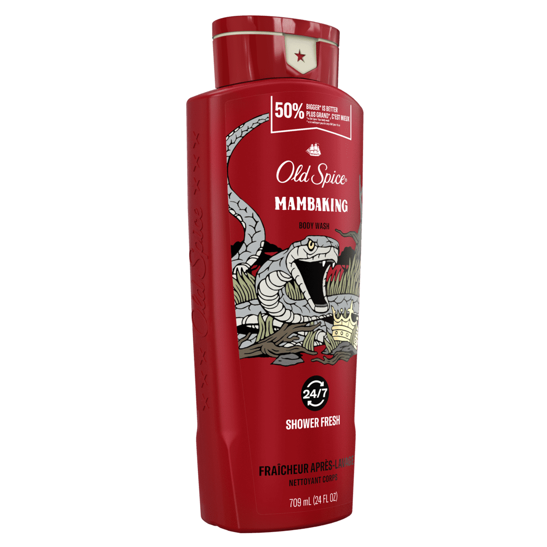 Old Spice Body Wash for Men, Mamba King, All Skin Types, 24 fl oz